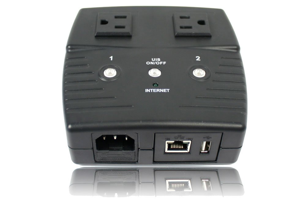 3Gstore Remote Power IP Switch 2 Outlets (Type K for Denmark