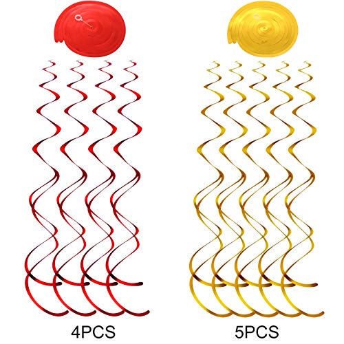 30 Pieces Happy Chinese New Year 2022 Hanging Swirls Decorations