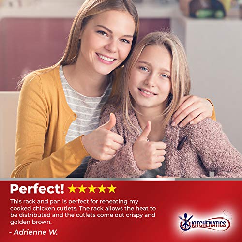 Quarter Baking Sheet & Cooling Rack Small 1/4 Aluminum Baking Pan