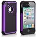 iPhone 5C Case, AUMIAU Hybrid Dual Layer Shock Absorbin Armor Defender Protective Case Cover (Hard Plastic with Soft Silicon) for Apple iPhone 5C