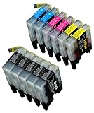 11 Pack Compatible With Brother LC-71 , LC-75 5 Black, 2 Cyan, 2 Magenta, 2 Yellow Compatible With Brother MFC-J280W, MFC-J425W, MFC-J430W, MFC-J435W, MFC-J5910DW, MFC-J625DW, MFC-J6510DW, MFC-J6710DW, MFC-J6910DW, MFC-J825DW, MFC-J835DW. Ink Cartridges for inkjet printers. LC-71BK , LC-71C , LC-71M , LC-71Y , LC-75BK , LC-75C , LC-75M , LC-75Y © Blake Printing Supply