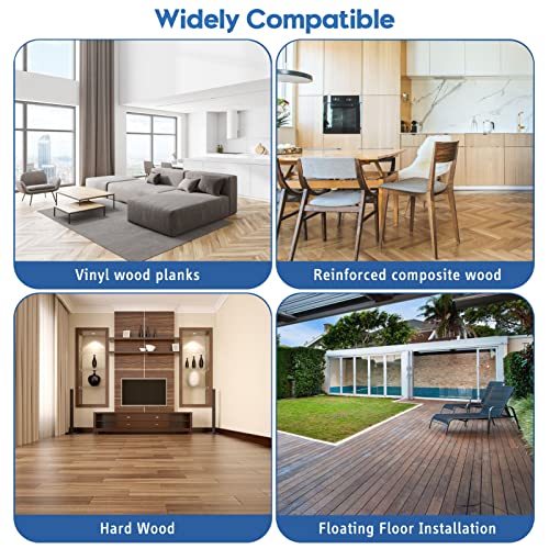 Flooring Spacers, 1/4” & 1/2” Gap (24 Pack) for Laminate Wood Flooring