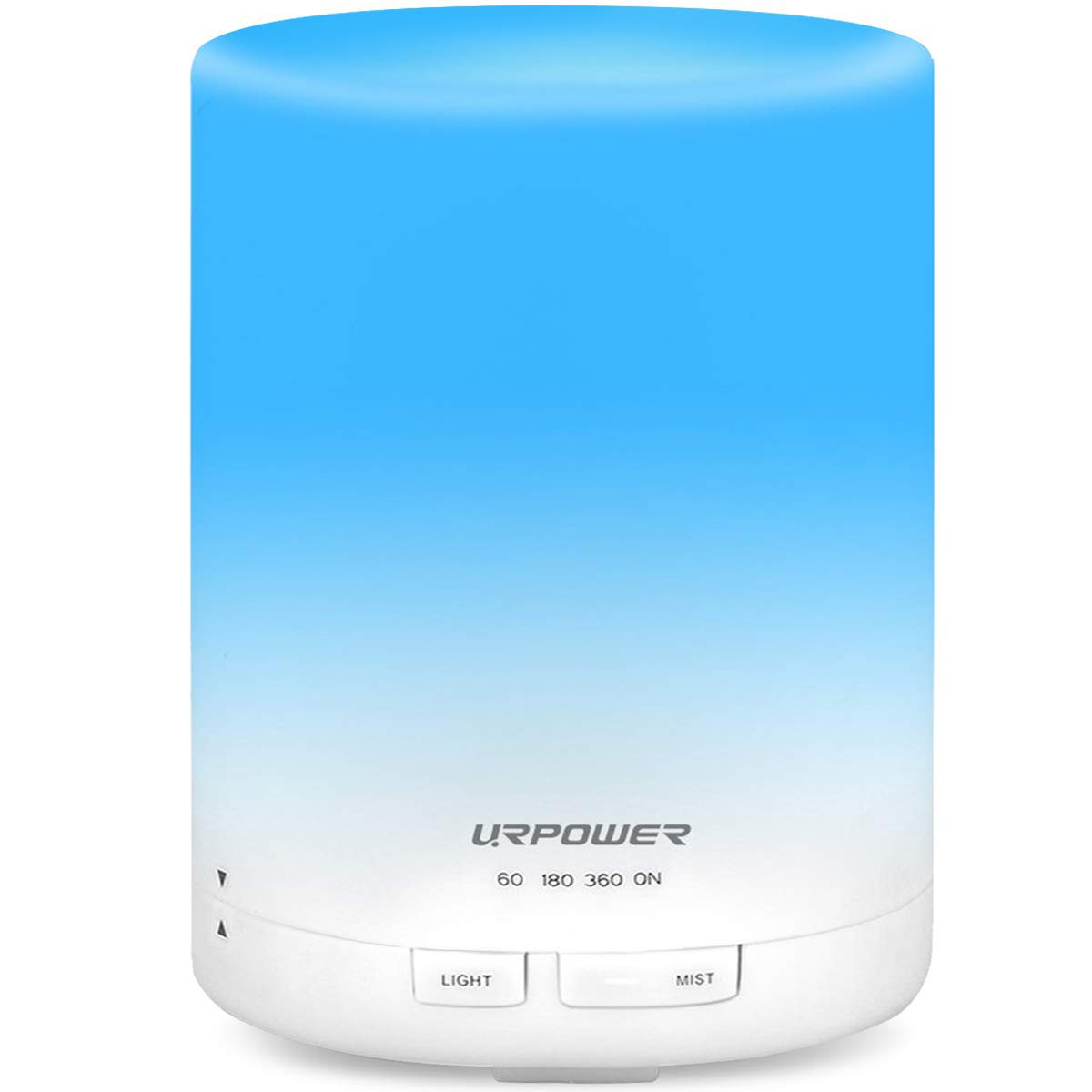 Amazon Com Urpower 2nd Generation 300ml Aroma Essential Oil Diffuser Ultrasonic Air Humidifier With Auto Shut Off And 6 7 Hours Continuous Diffusing 7 Color Changing Led Lights And 4 Timer Settings Beauty