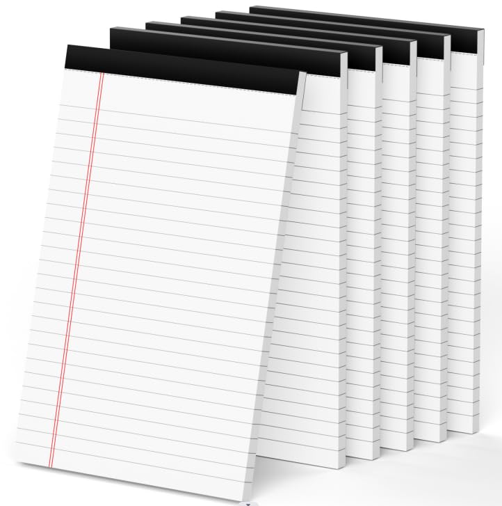 AILZFEI 5x8 Legal Pads 7 Pack Note Pads 27 Sheets