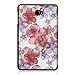 Fintie Samsung Galaxy Tab A 10.1 Case, Ultra Lightweight Protective Slim Shell Stand Cover with Auto Sleep/Wake Feature for Tab A 10.1 Inch (NO S Pen Version SM-T580/T585/T587) Tablet, Floral Purple