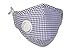 PM2.5 Red Plaid Cold and Flu Mask with Exhale Valve + 4 N99 Filter Set (Available in Red Plaid & Blue Plaid)