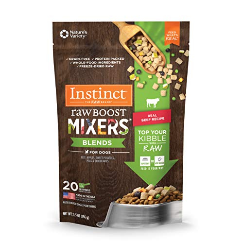 Instinct Freeze Dried Raw Boost Mixers Blends Grain Free Real Beef