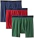 Champion Men's 3-Pack Performance Cotton Regular Leg Boxer Briefs