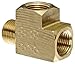 Eaton Weatherhead 3750X6 Brass CA360 Fitting, Street Tee, 3/8
