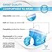 Face Mask with Earloops – 100 Pack – Disposable – Hypoallergenic – Protect Yourself from Dust, and Pollen – Ideal for Medical, Surgical, Catering and Construction Workers – Blue and Green Masks