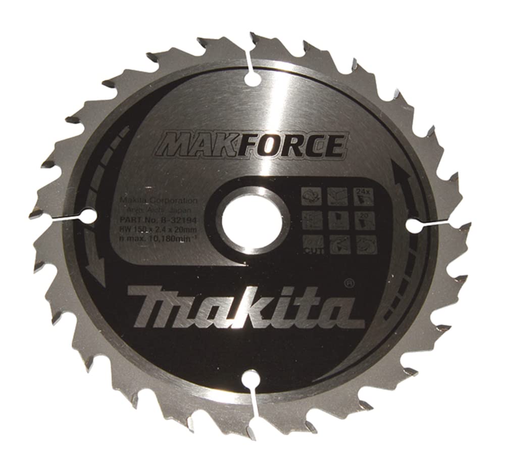 Makita B-32194 MAKFORCE TCT Saw Blade 150x20x24T