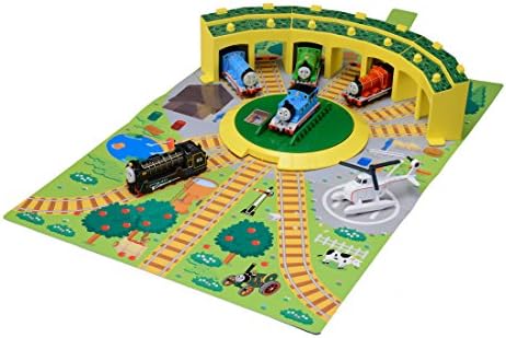 トミカ きかんしゃトーマス つながる立体マップ 機関庫と転車台セット