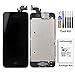 cellphoneage [Prime]For iPhone 5 5G Black Full Set with Spare Parts LCD Screen Replacement Digitizer with Home Button, Bracket, Flex, Sensor, Front Camera, Frame Housing Assembly Display Touch Panel + Free Repair Tool Kits