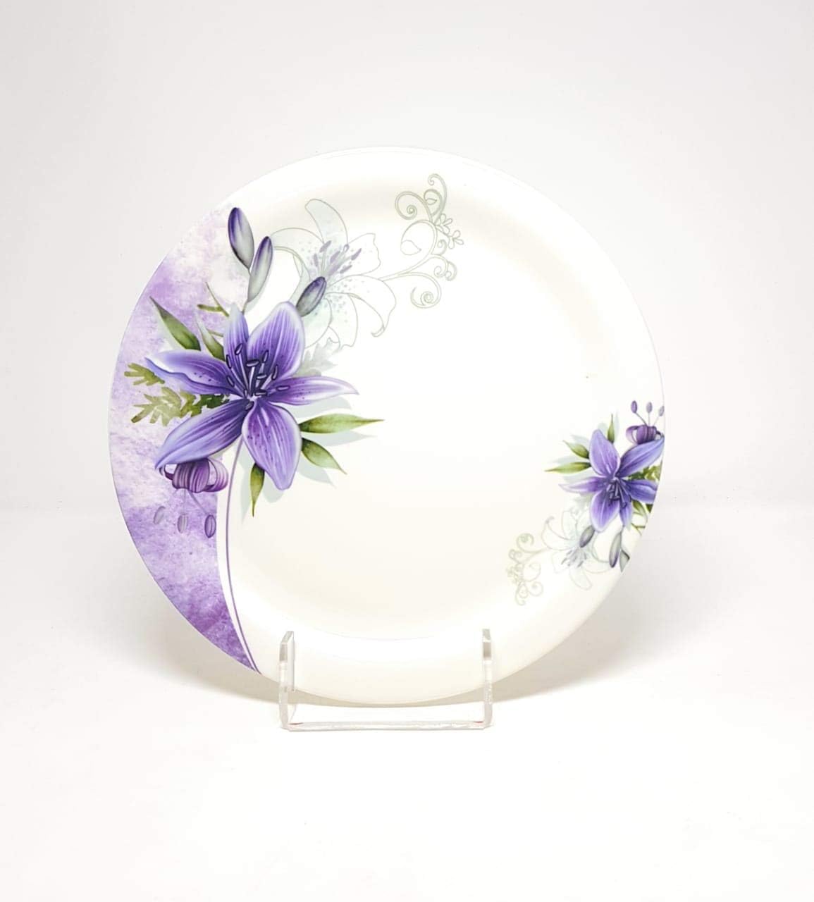 Kosh Unbreakable Round Full Size Dinner Plates (Set of 6)