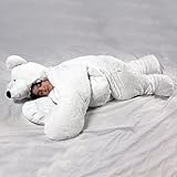 SnooZzoo Polar Bear children's stuffed animal sleeping bag. GIANT!! 60 inches tall.