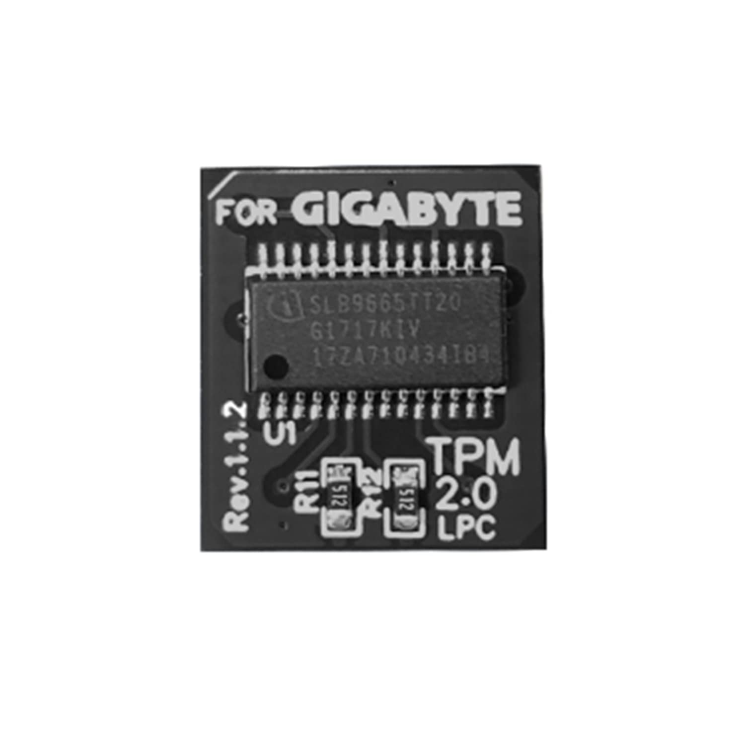 Replacement TPM 2.0 Security Module LPC 12Pin Security Module for GIGABYTE GC-TPM20 Platform Accessories