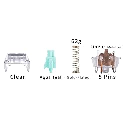 DUROCK Linear Switches, Creamy Green Stem L2 Linear