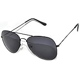 OWL Classic Aviator Style Sunglasses Metal Frame Colored Lens UV 400 Unisex
