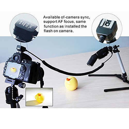 Pixel 1.8M i-TTL Flash Off-Camera Shoe Sync Cord for Nikon DSLR Cameras & Speedlite Flashes - Thumbnail 4