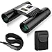 Binoculars for Adults, 10x32 Folding High Powered Compact HD Professional Waterproof Binoculars with Weak Light Night Vision for Bird Watching/Hunting/ Sightseeing/Outdoor/Travel/Stargazing/Sports