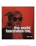 The World Art Print by Andy Warhol 11 x 14in