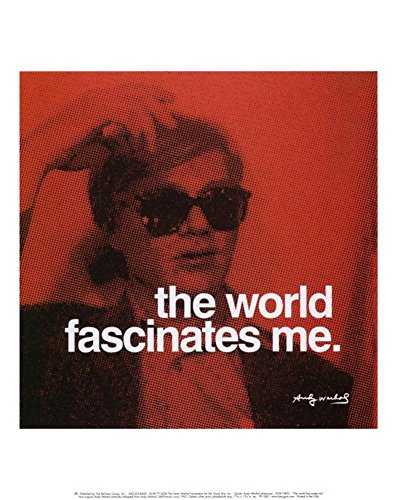 The World Art Print by Andy Warhol 11 x 14in