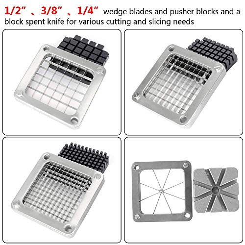 ROVSUN Commercial Vegetable Chopper French Fry Cutter Potato Slicer Fruit Chopper, Super Value