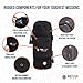 Go Time Gear Molle Water Bottle Holder, Water Bottle Bag for Backpacks, Tactical Canteen Pouch and Water Bottle Caddy, Molle Accessories and Water Pouch, Fits Up to 40 oz.
