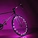 Soondar Super Bright 20-LED Bicycle Bike Rim Lights, Rose