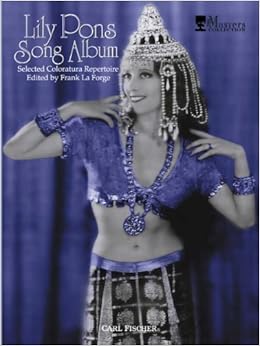 Vf2 Lily Pons Song Album Frank La Forge 9780825847066