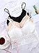 3 Pieces Lace Bra Camisole Bralette Lace Bandeau Bra Lace Top for Women Girls Sports Daily Favor (Color 1, M)
