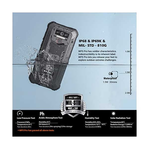 OUKITEL-WP5-Pro-Rugged-Smartphones-4G-Dual-SIM-IP68-Unlocked-Mobile-Phones-Waterproof-4GB-64GB-8000mAh-Battery-Android-10-Phones-55-inches-Triple-Camera-Face-ID-GPS-Orange OUKITEL WP5 Pro Rugged Smartphones, 4G Dual SIM IP68 Unlocked Mobile Phones Waterproof, 4GB 64GB 8000mAh Battery…