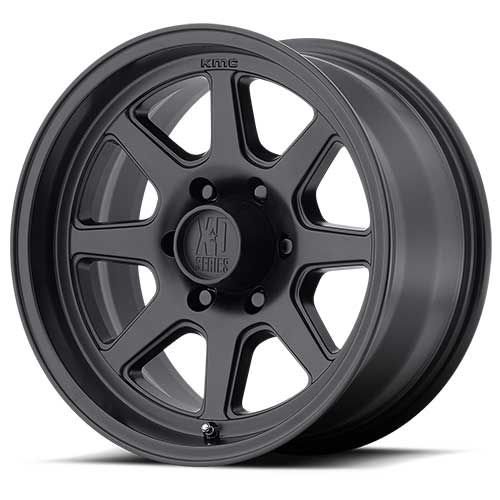 XD Series by KMC Wheels XD301 Turbine Satin Black Wheel (17x8.5