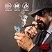 [2-Pack] Torch Lighter, Cigar Cigarette Lighter Adjustable 3 Jet Flame Refillable Butane Lighter w/Punch Cutter