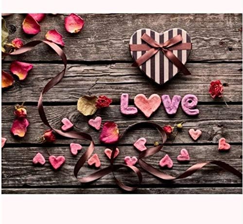 XIGZI Hobby Birthday 5D Diamond Mosaic Love Full Round Diamond Painting Flowers Decor Home Diamond Embroidery Diykids Gift 30X40 Cm Frameless