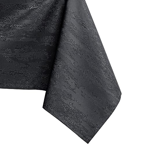 AmeliaHome Lotus Effect Water-Repellent Polyester Tablecloth, Table Cover Waterproof, 110 x 140 cm Anthracite