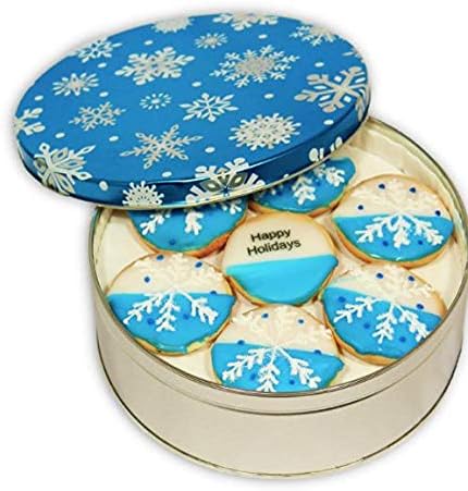 Cookies Gift Basket Decorated Gourmet Black & White Cookies special treat for Moms Birthday Get well Sympathy Elegant Food Dessert Box Sweets Idea-Prime Delivery Food Package 18 Count