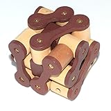 VolksRose 3D Wooden Brain Teaser Puzzle #13 - Interlocking Jigsaw Puzzles for Teens and Adults - Challenge Your Logical Thinking