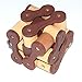 VolksRose 3D Wooden Brain Teaser Puzzle #13 - Interlocking Jigsaw Puzzles for Teens and Adults - Challenge Your Logical Thinking