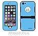 Armour Shell Waterproof Scratch Resistant Protective Case for iPhone 6 Plus - Light Blue