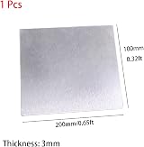 TNINGTSN Magnesium Alloy Plate Sheet 100x200mm 3mm High Strength Weldable view 2
