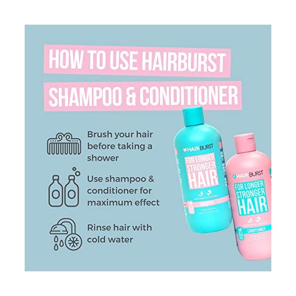 Hair-Growth-Shampoo-Conditioner-Set-For-Women-Best-Vegan-Shampoo-for-Anti-Hair-Loss-Thinning-Hair-Healthy-Hair-Growth-Boost-Grow-Gorgeous-Longer-Hair-Hair-Thickening-Products-by-Hairburst Hair Burst Hair Growth Shampoo & Conditioner Set For Women - Best Vegan Shampoo for Anti Hair Loss & Thinning Hair…