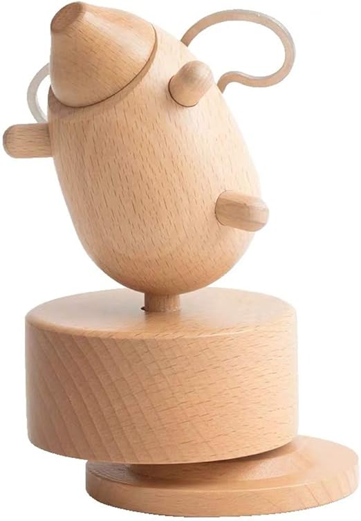 Amazon Com Handcrafted Wooden Musical Box Flying Pig Home Decor