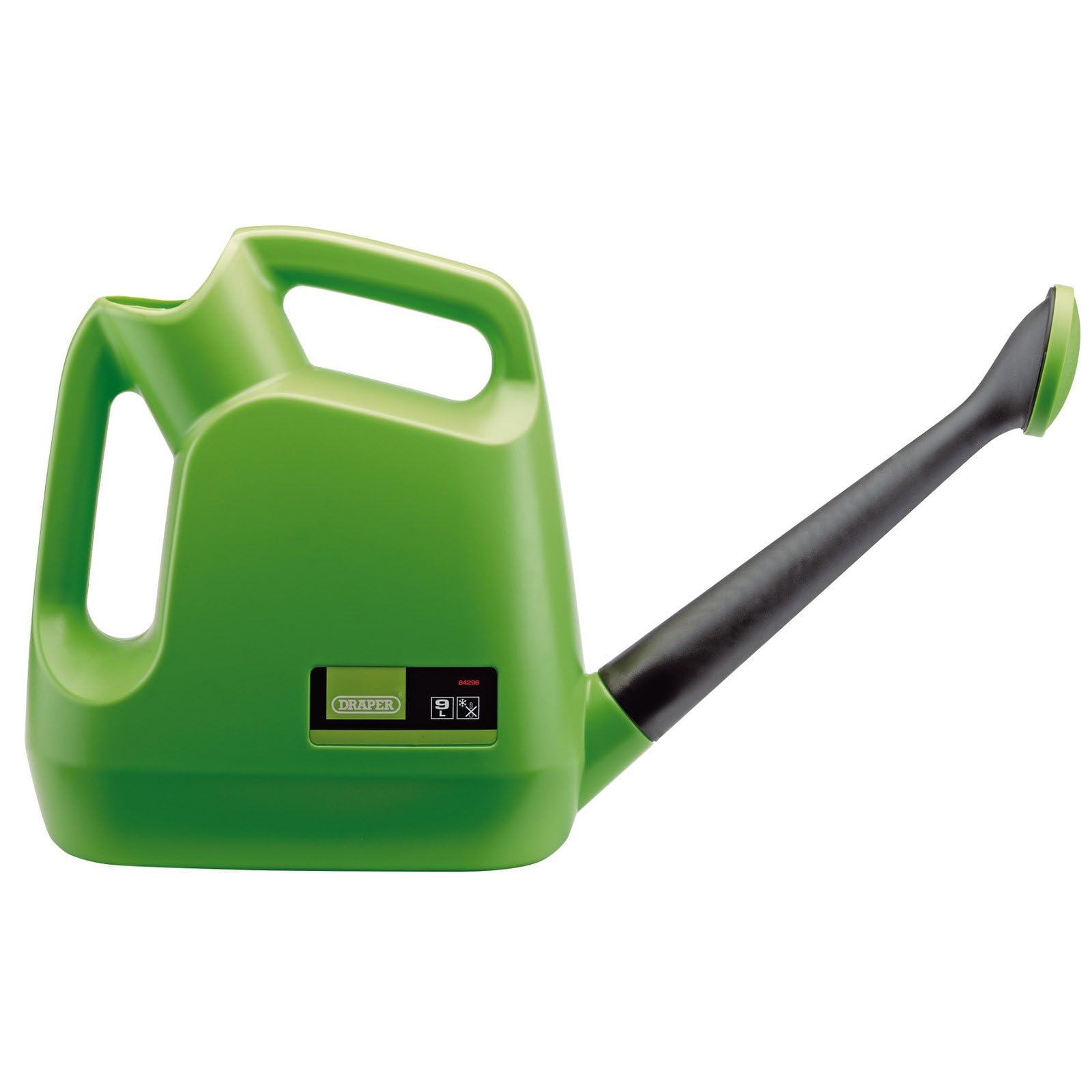 Draper 84296 Plastic Watering Can, 9L, Green