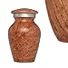 Mini Keepsake Urn - Miniature Funeral Cremation Urn fits Small Amount of Ashes - Marble Oak Model - 3 inches Tall