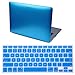 HDE MacBook Air 13 inch Case Soft Touch Matte Plastic Hard Case with Keyboard Cover (Models: A1369 and A1466), Sky Blue