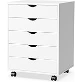 5 Drawer Chest, Storage Cabinet Dressers with Wheels, Dressers Storage Cabinets, Dresser Mobile Cabinet with Wheels, Room Org
