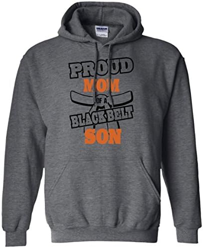 Karate Martial Arts Hoodie - Proud Mom Of a Black Belt Son