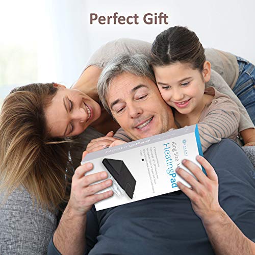 image for XL Heating Pad - Electric Heating Pad for Moist and Dry Heat Therapy -