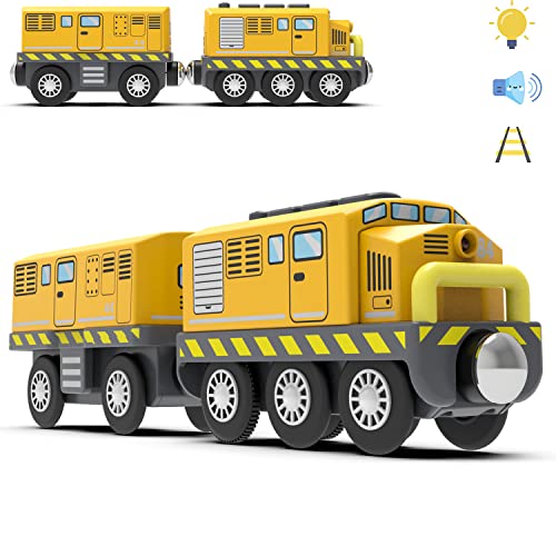 Yellow Battery Operated Train With Lights